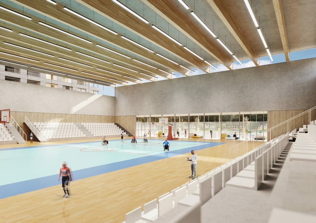 Latvijas Paralimpiskais sporta centrs (Padures iela, Ceraukstes iela, Gulbju iela) - Sports arena, Sports field or court - visualization
