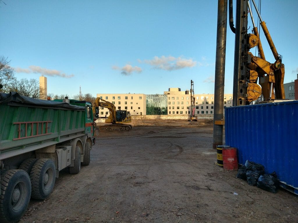 Paula Stradiņa klīniskās universitātes slimnīcas A korpuss II kārta (Pilsoņu iela 13) - Hospital - construction photos