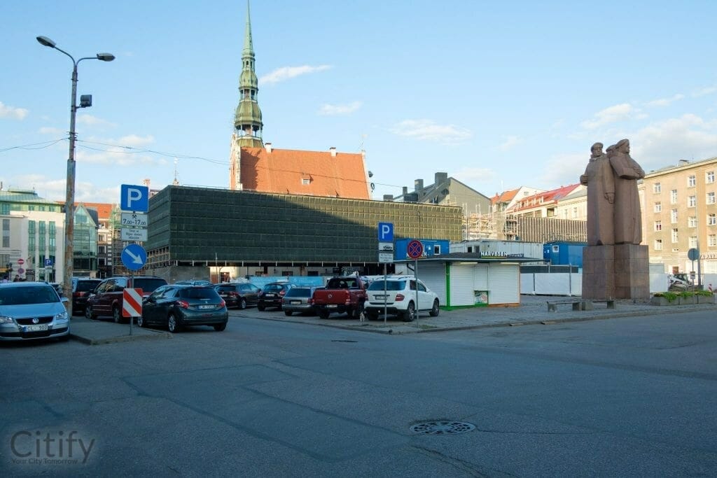 Nākotnes nams (Latviešu Strēlnieku laukums 1) - Museum - construction photos