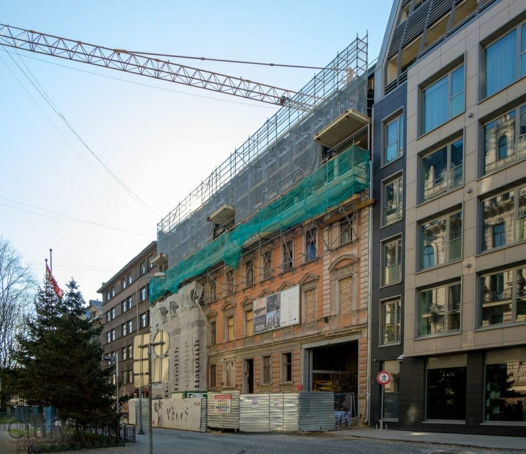 House of the Flying Trees (Strēlnieku iela 5) - Multi apartment - construction photos