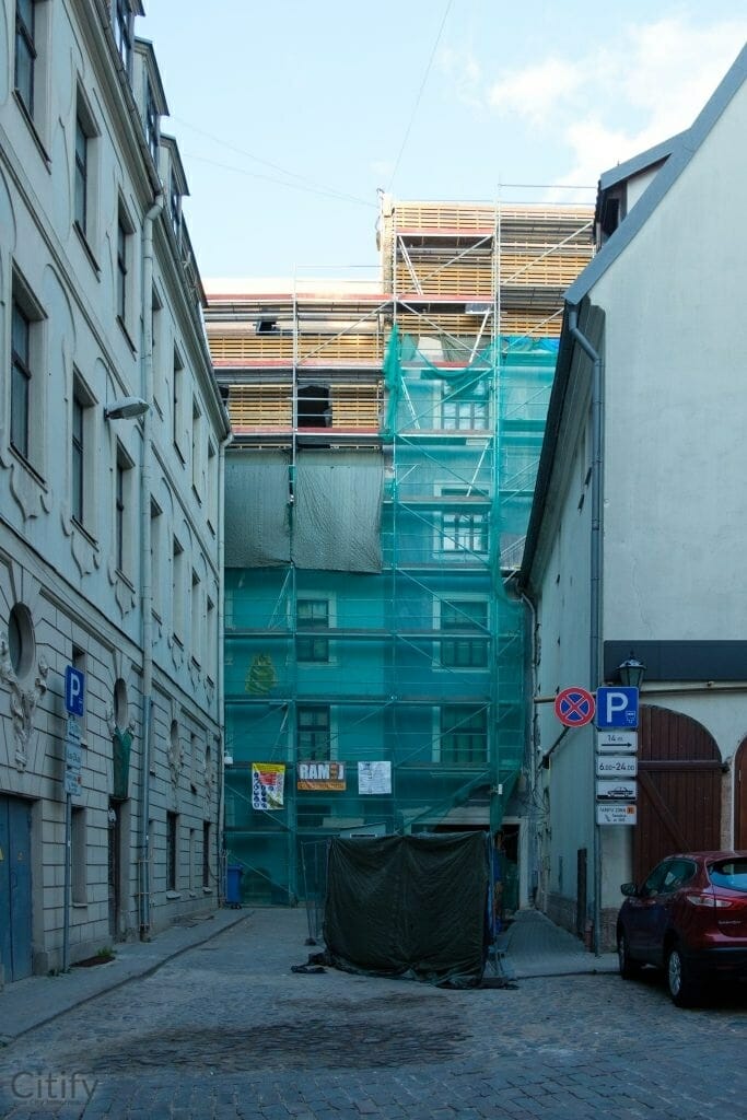 Kalēju kvartāls (Kalēju iela 43, Vecpilsētas iela 8) - Office center - construction photos