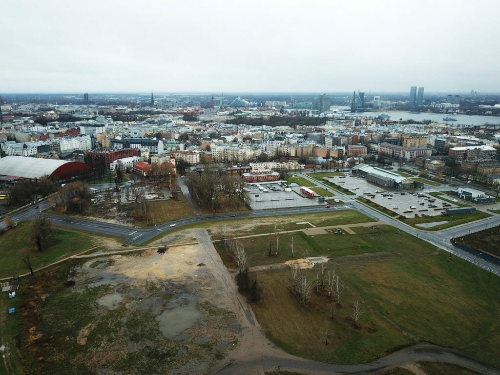 Verde 1. kārta - "A","B" ēkas (Roberta Hirša iela 1) - Office center - construction photos