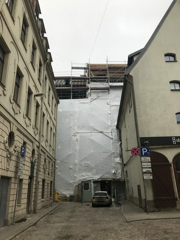 Kalēju kvartāls (Kalēju iela 43, Vecpilsētas iela 8) - Office center - construction photos