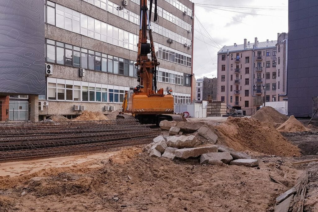 Pērses iela 2A (Pērses iela 2A) - Multi apartment, Office center - construction photos