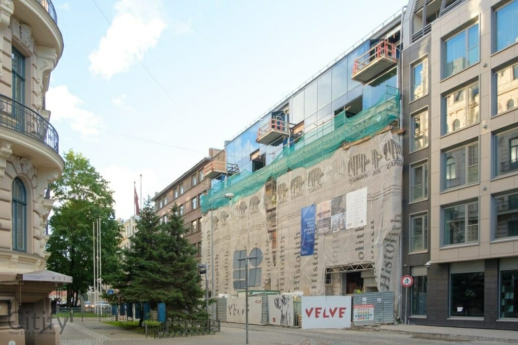 House of the Flying Trees (Strēlnieku iela 5) - Multi apartment - construction photos