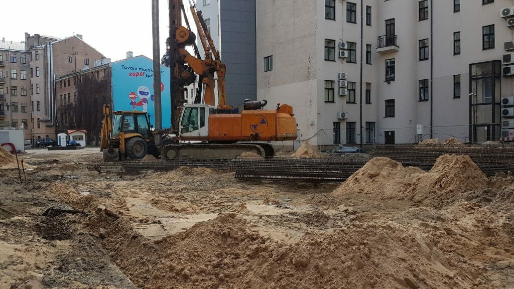 Pērses iela 2A (Pērses iela 2A) - Multi apartment, Office center - construction photos