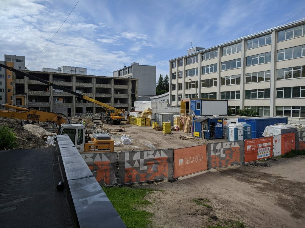 Nacionālās Mākslu vidusskolas pārbūve (Kalnciema iela 10) - Primary and secondary education - construction photos