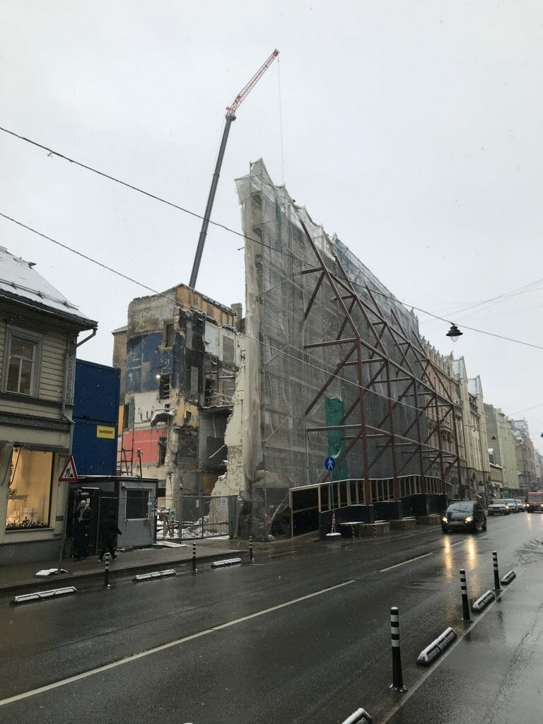 Jaunā Rīgas Teātra ēkas pārbūve (Lāčplēša iela 25) - Cultural center - construction photos