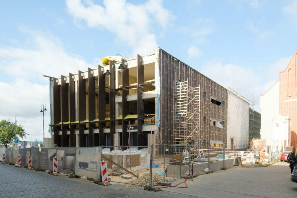 Nākotnes nams (Latviešu Strēlnieku laukums 1) - Museum - construction photos