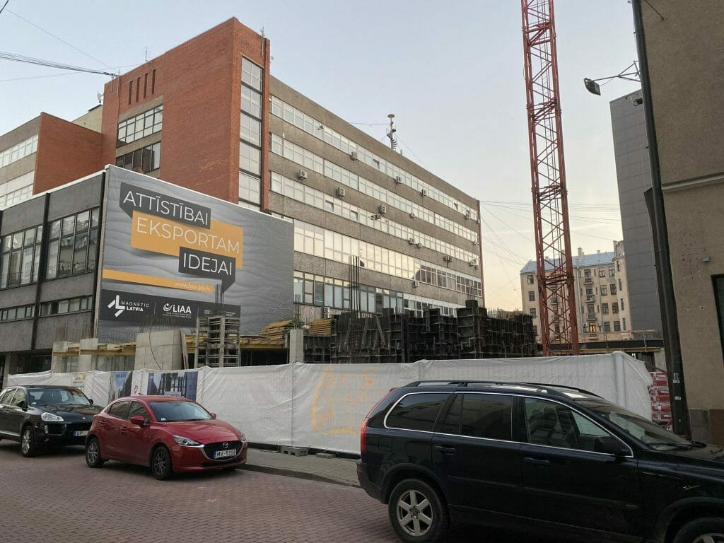 Pērses iela 2A (Pērses iela 2A) - Multi apartment, Office center - construction photos