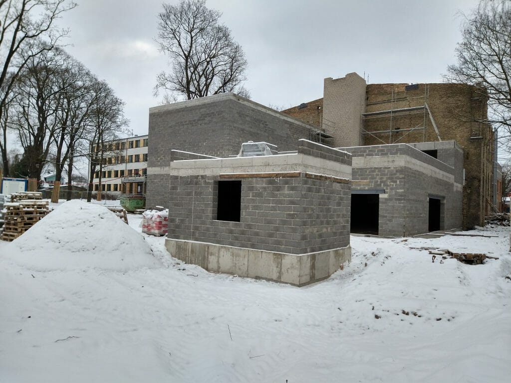 Nacionālās Mākslu vidusskolas pārbūve I kārta (Slokas iela 52B) - Primary and secondary education - construction photos