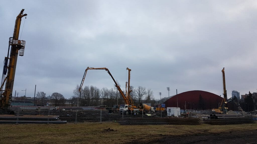 Verde 1. kārta - "A","B" ēkas (Roberta Hirša iela 1) - Office center - construction photos