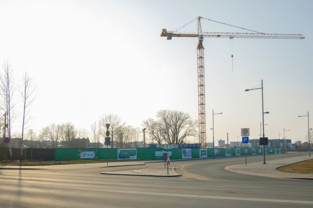 Verde 1. kārta - "A","B" ēkas (Roberta Hirša iela 1) - Office center - construction photos