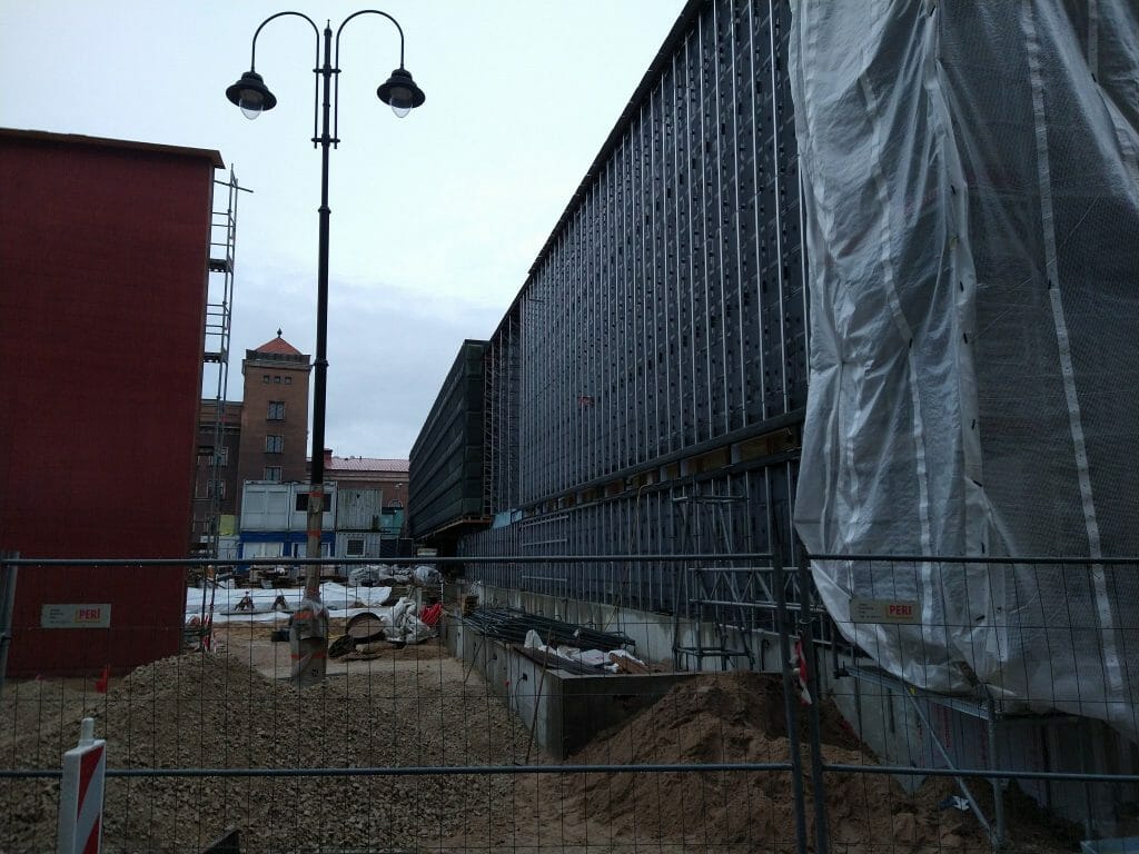 Nākotnes nams (Latviešu Strēlnieku laukums 1) - Museum - construction photos