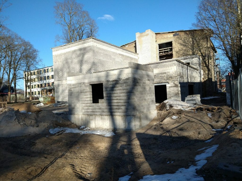 Nacionālās Mākslu vidusskolas pārbūve I kārta (Slokas iela 52B) - Primary and secondary education - construction photos