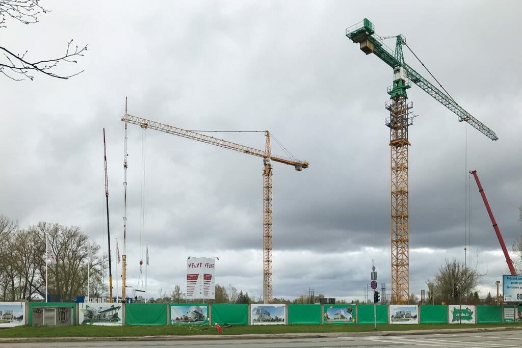 Verde 1. kārta - "A","B" ēkas (Roberta Hirša iela 1) - Office center - construction photos