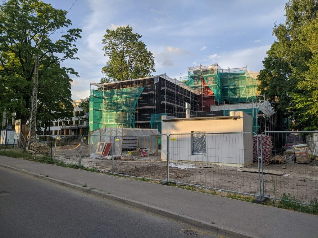 Nacionālās Mākslu vidusskolas pārbūve I kārta (Slokas iela 52B) - Primary and secondary education - construction photos