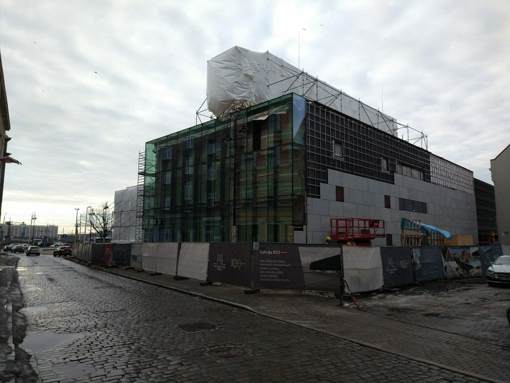 Nākotnes nams (Latviešu Strēlnieku laukums 1) - Museum - construction photos
