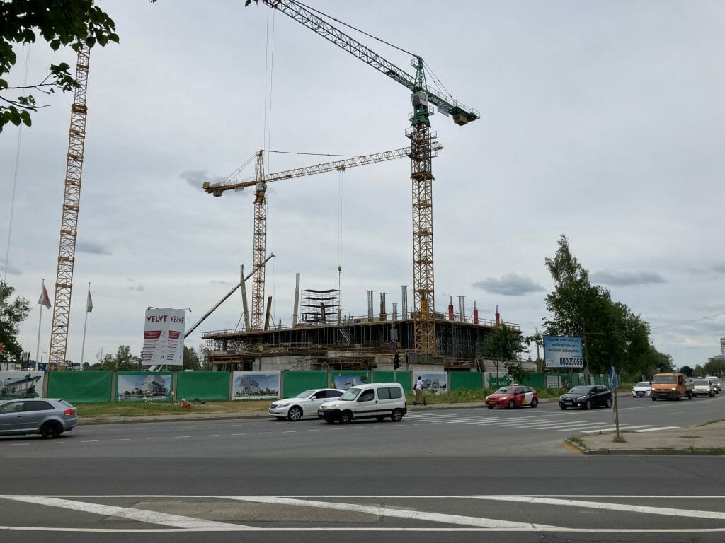 Verde 1. kārta - "A","B" ēkas (Roberta Hirša iela 1) - Office center - construction photos