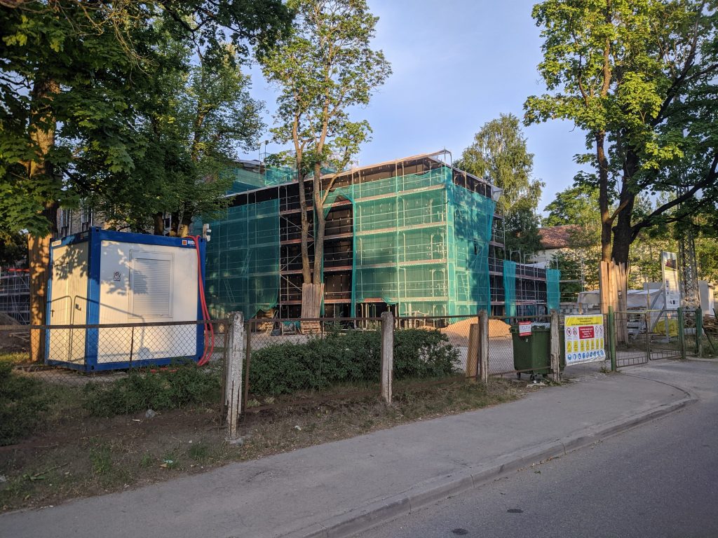 Nacionālās Mākslu vidusskolas pārbūve I kārta (Slokas iela 52B) - Primary and secondary education - construction photos