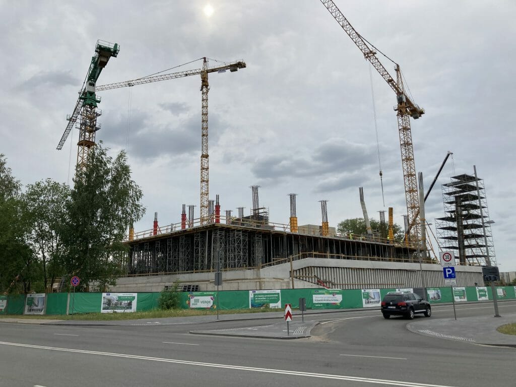 Verde 1. kārta - "A","B" ēkas (Roberta Hirša iela 1) - Office center - construction photos