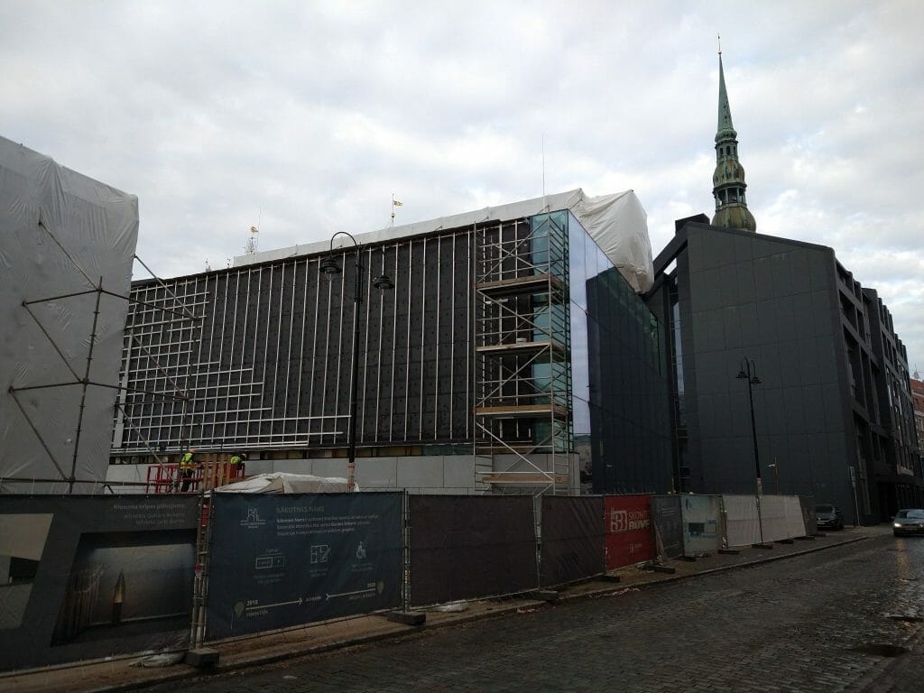 Nākotnes nams (Latviešu Strēlnieku laukums 1) - Museum - construction photos