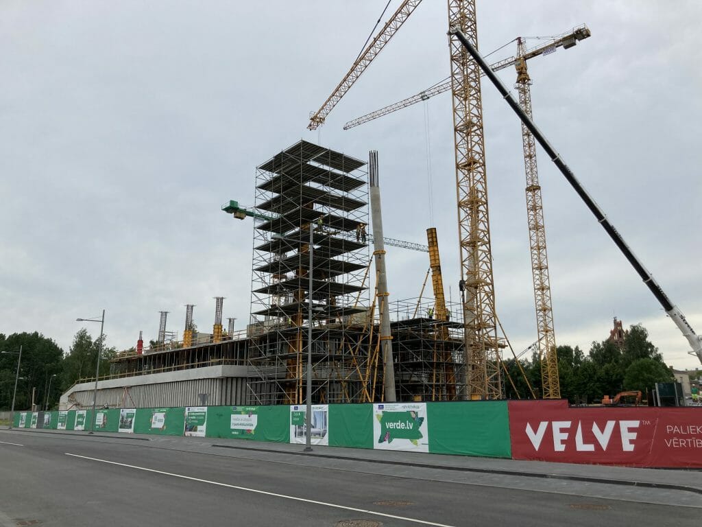 Verde 1. kārta - "A","B" ēkas (Roberta Hirša iela 1) - Office center - construction photos