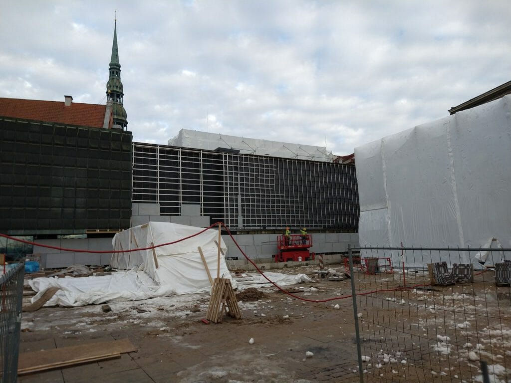 Nākotnes nams (Latviešu Strēlnieku laukums 1) - Museum - construction photos
