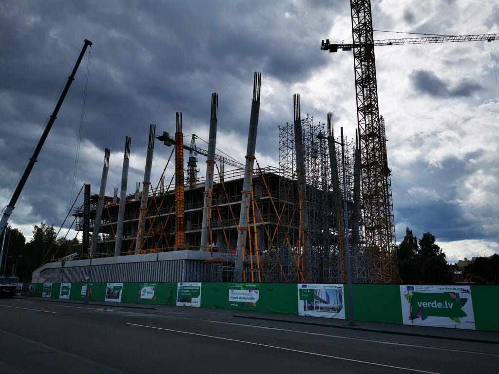 Verde 1. kārta - "A","B" ēkas (Roberta Hirša iela 1) - Office center - construction photos