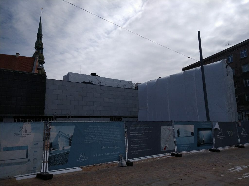 Nākotnes nams (Latviešu Strēlnieku laukums 1) - Museum - construction photos