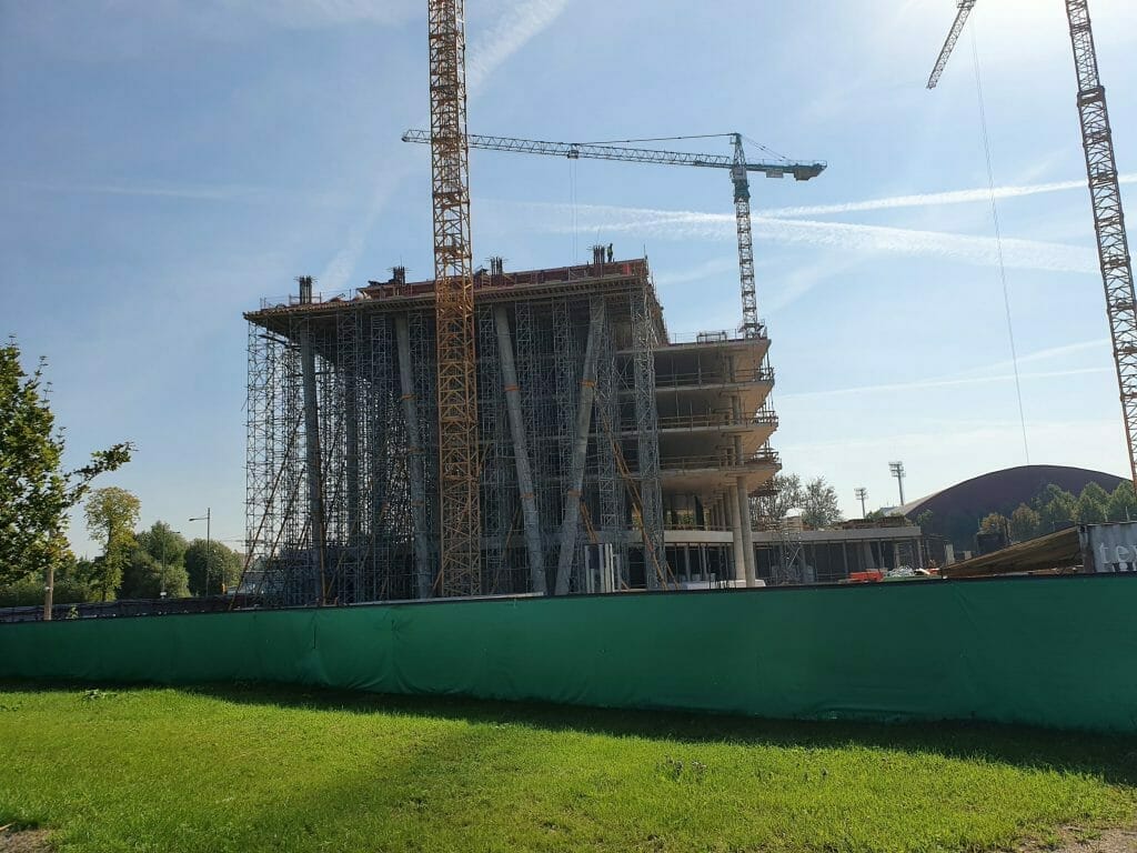 Verde 1. kārta - "A","B" ēkas (Roberta Hirša iela 1) - Office center - construction photos