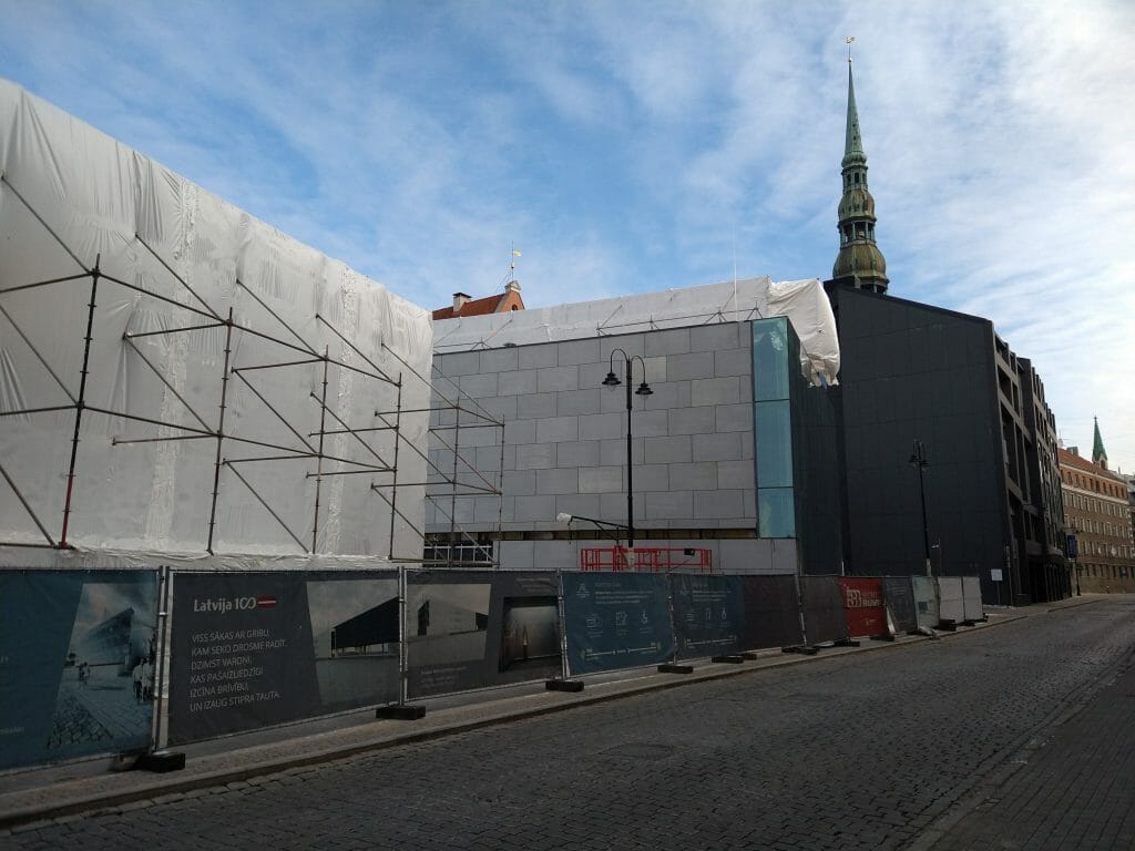 Nākotnes nams (Latviešu Strēlnieku laukums 1) - Museum - construction photos