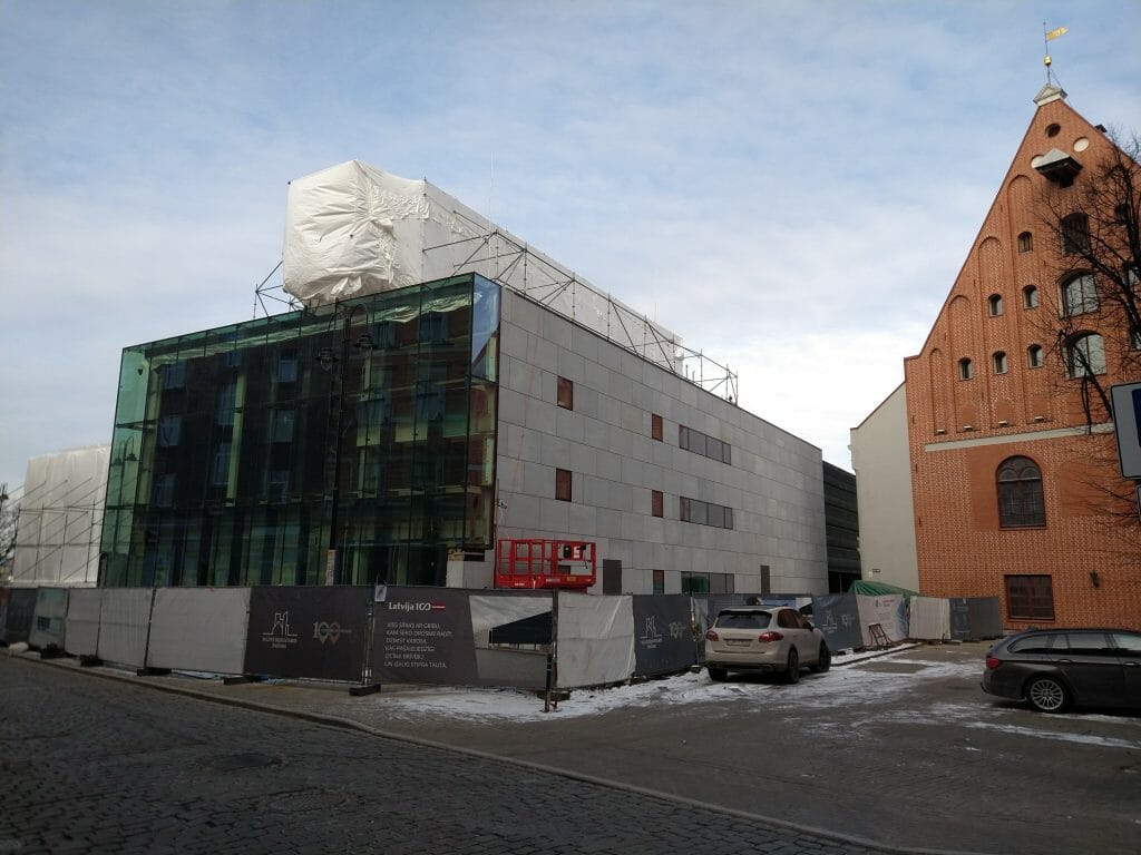 Nākotnes nams (Latviešu Strēlnieku laukums 1) - Museum - construction photos