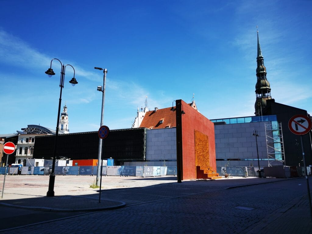 Nākotnes nams (Latviešu Strēlnieku laukums 1) - Museum - construction photos