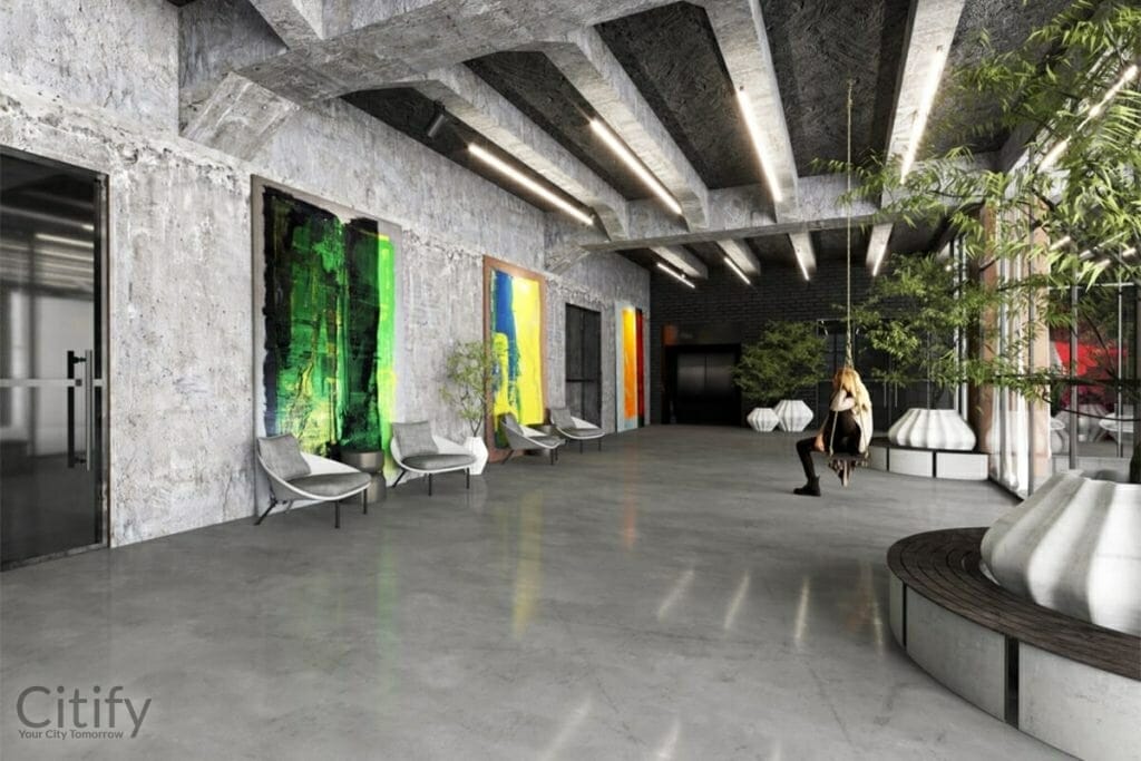 Drobės fabrikas (Drobės g. 62) - Office center - visualization