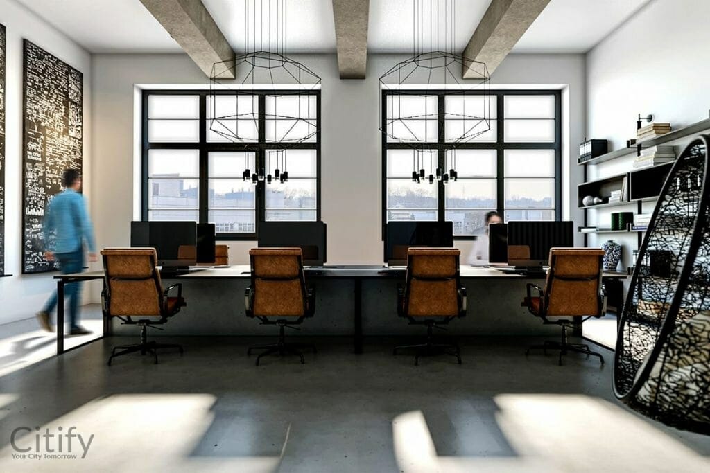 Drobės fabrikas (Drobės g. 62) - Office center - visualization