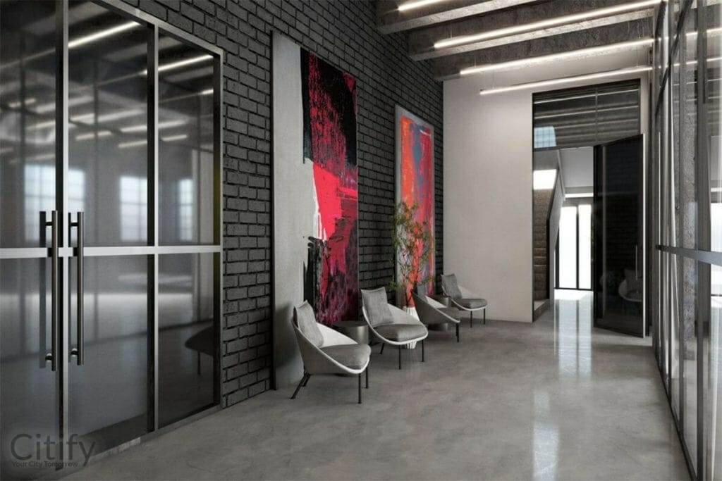 Drobės fabrikas (Drobės g. 62) - Office center - visualization