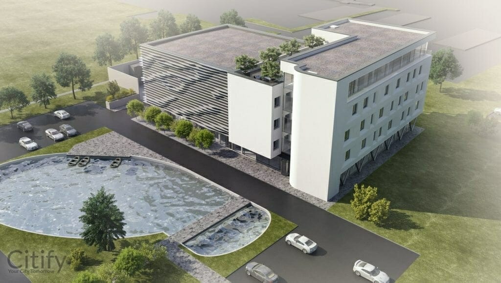 Novikontas Maritime College - 1-2. kārtas (Duntes iela 17D) - Kõrgkool, Ujula - visuaalne