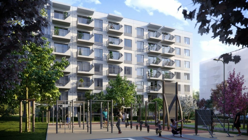 Silvas nami (Dzelzavas iela 110) - Multi apartment - visualization