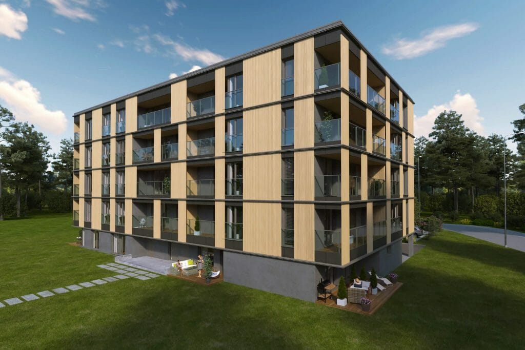 Männimetsa kodu (Ehitajate tee 2) - Multi apartment - visualization