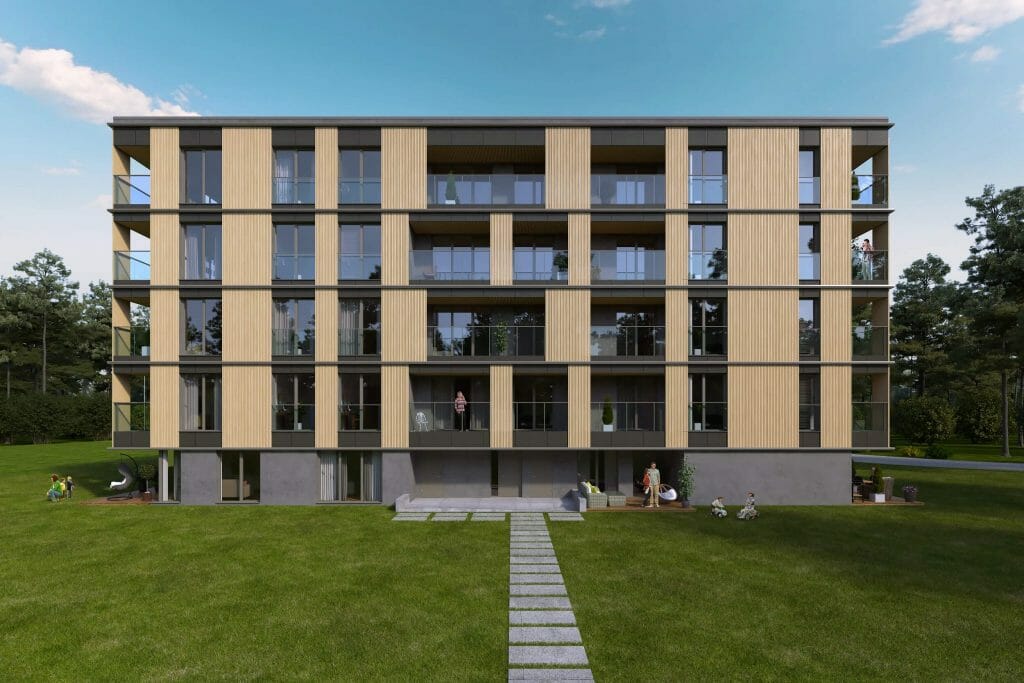 Männimetsa kodu (Ehitajate tee 2) - Multi apartment - visualization