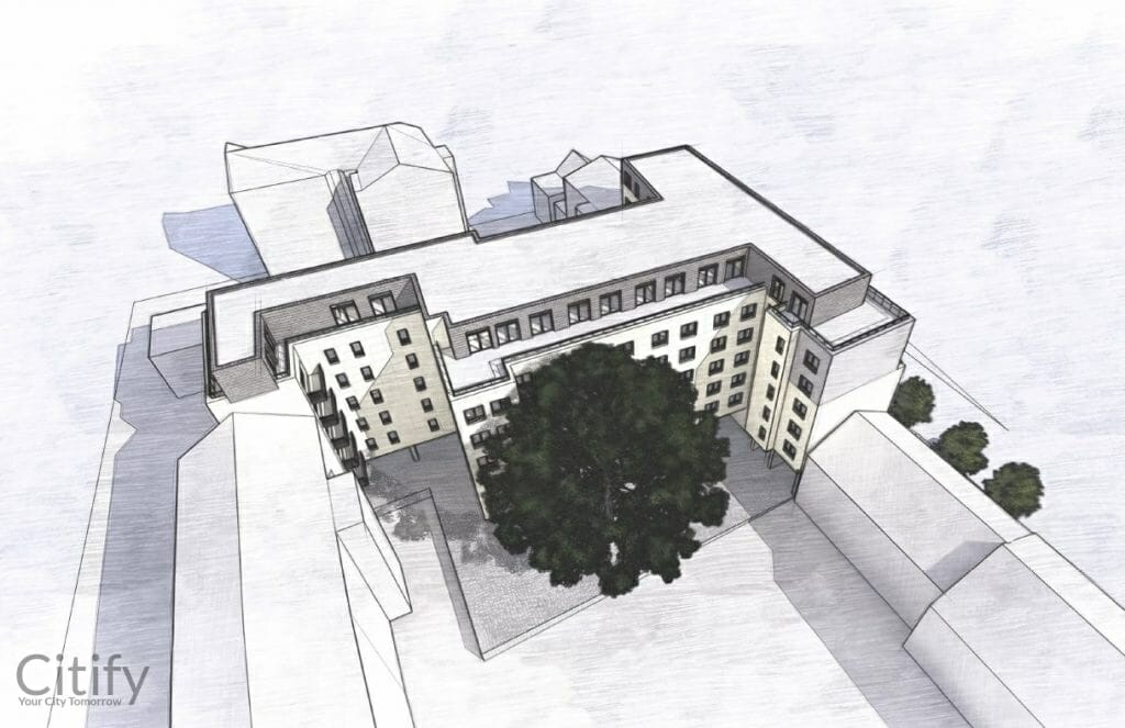 Ģertrūdes iela 129 (Ģertrūdes iela 129) - Multi apartment - visualization