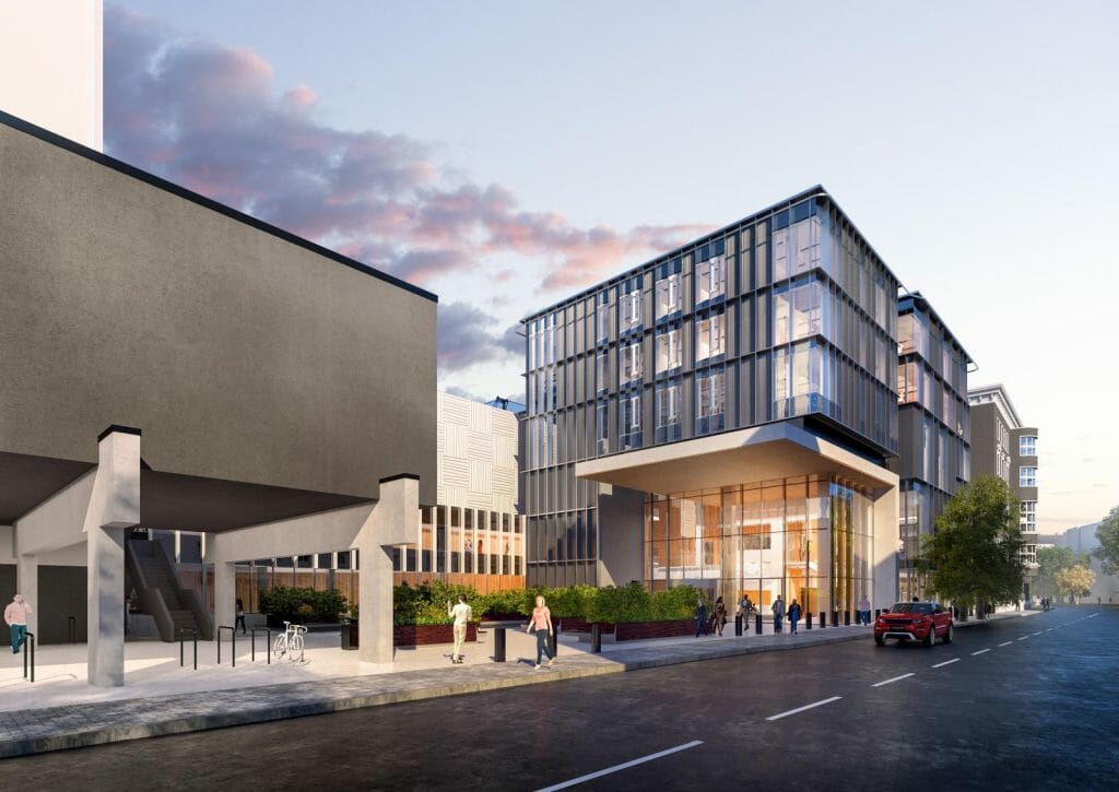 Eesti Rahvusringhäälingu uus Telemaja (Gonsiori 21 / F. R. Kreutzwaldi 14) - Office center - visualization