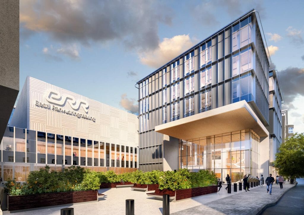 Eesti Rahvusringhäälingu uus Telemaja (Gonsiori 21 / F. R. Kreutzwaldi 14) - Office center - visualization