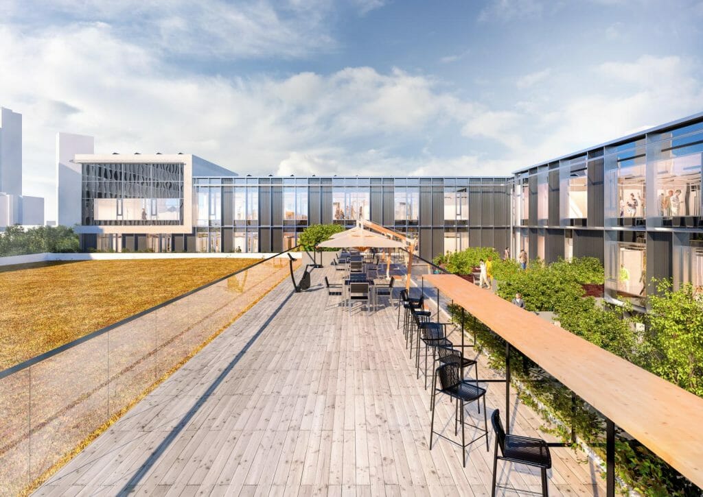 Eesti Rahvusringhäälingu uus Telemaja (Gonsiori 21 / F. R. Kreutzwaldi 14) - Office center - visualization