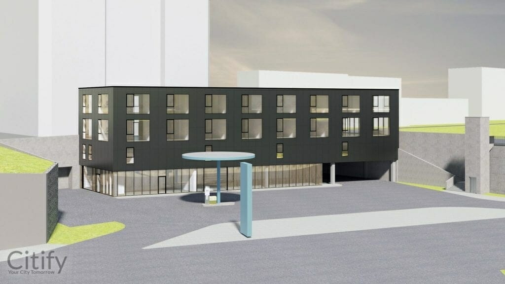 J. Koorti 20 (J. Koorti 20) - Non-food store, Other commercial, Petrol station, Showroom / Service center - visualization