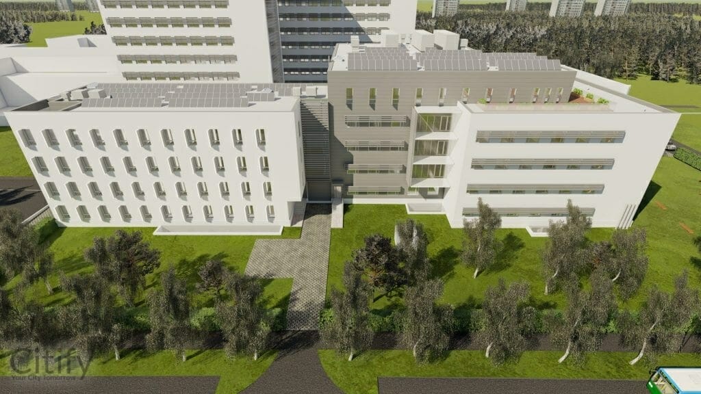 Põhja-Eesti Regionaalhaigla Y korpus (J. Sütiste tee 19) - Hospital - visualization