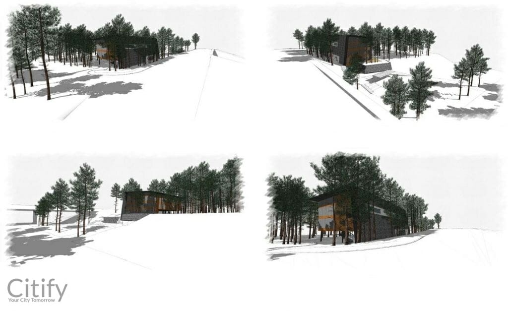 Kadaka pst 112 (Kadaka pst 112) - Office center - visualization