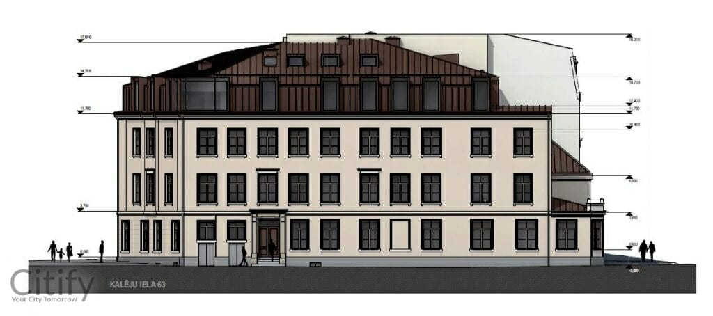 Kalēju iela 63 (Kalēju iela 63) - Multi apartment - visualization