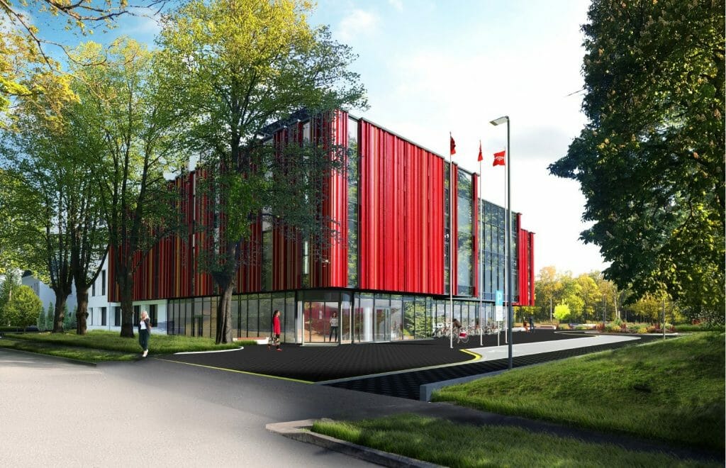 Rīgas Stradiņa universitātes Farmācijas fakultātes mācību un laboratoriju korpuss (Konsula iela 21) - Higher education - visualization